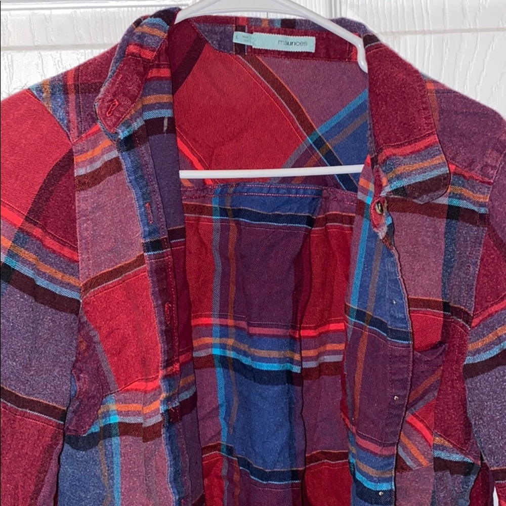 Large Maurices flannel